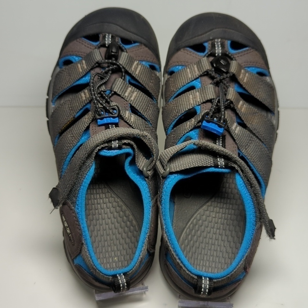 Keen Newport H2 gray and blue athletic sandals big boys size 4  EU 36 - Picture 4 of 15